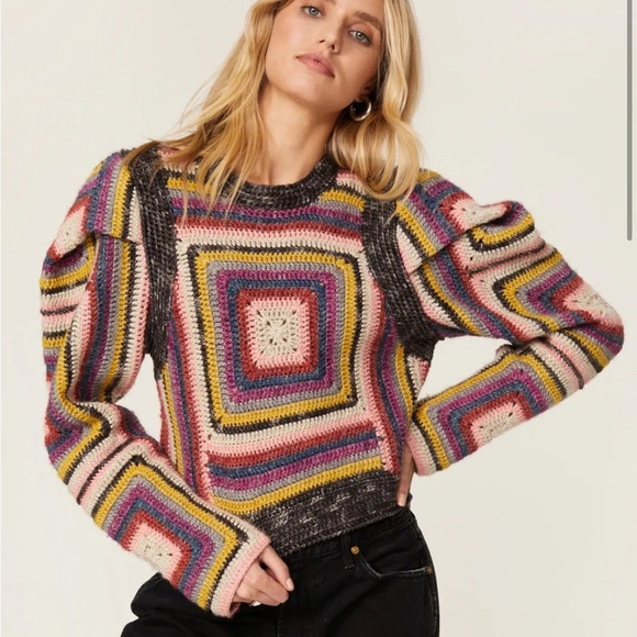 Sea New York Bette Crochet Sweater *Rare* - Picture 3 of 16